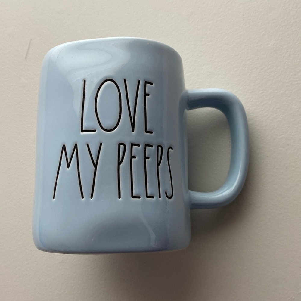 Rare Dunn love my peeps cup mug